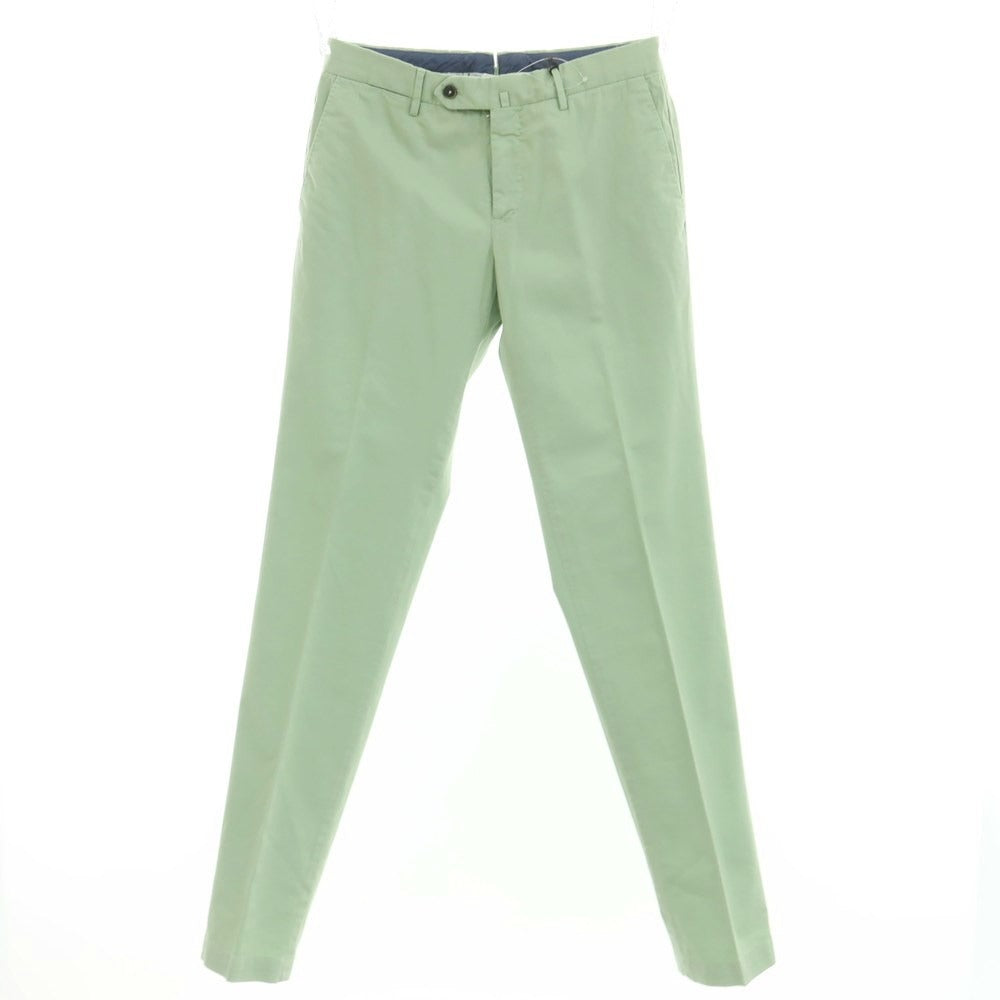 [New] PT TORINO Cotton Linen Casual Slacks Pants Pale Green [Size 46] [GRN] [S/S] [Condition Rank N] [Men&