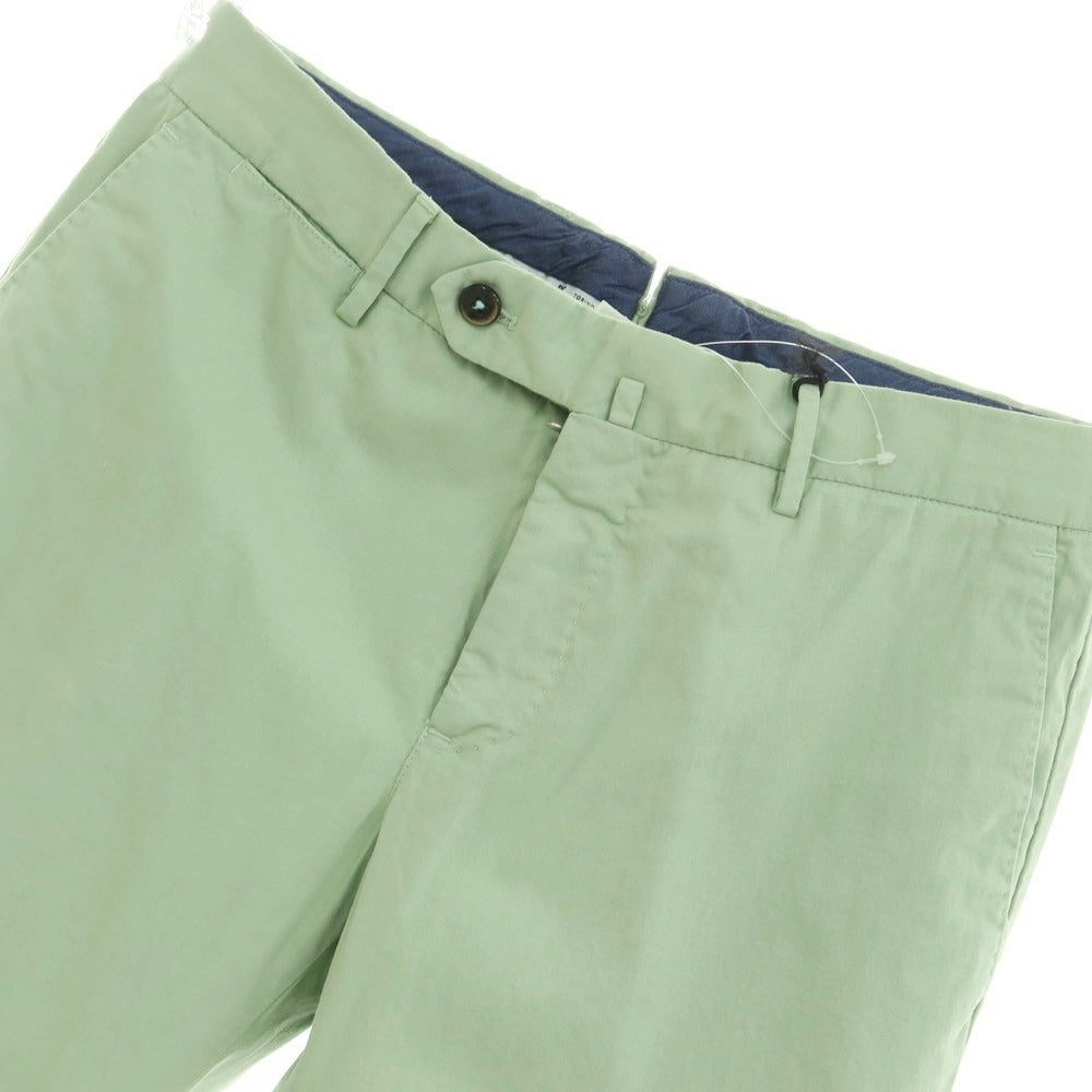 [New] PT TORINO Cotton Linen Casual Slacks Pants Pale Green [Size 46] [GRN] [S/S] [Condition Rank N] [Men&