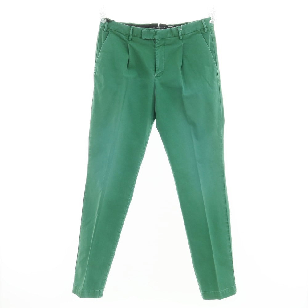 [New] PT TORINO Cotton Twill Casual Slacks Pants Green [Size 48] [GRN] [S/S] [Condition Rank N] [Men&