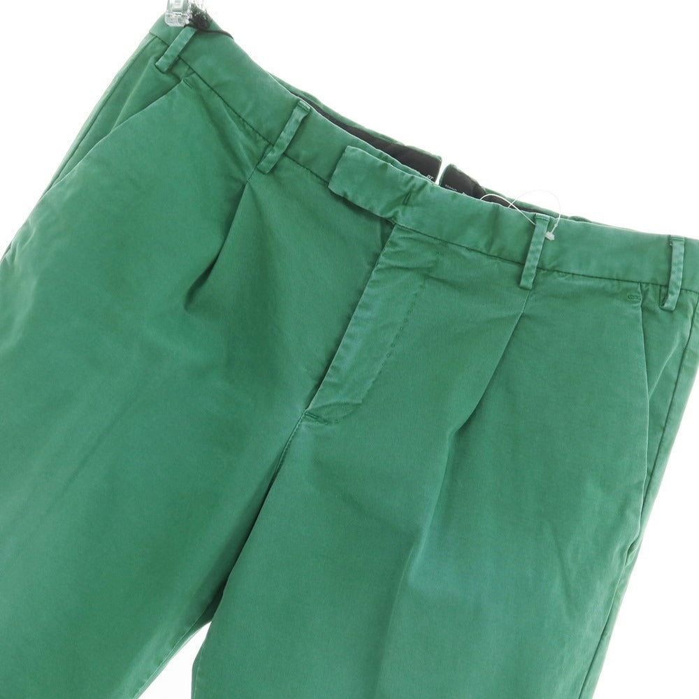 [New] PT TORINO Cotton Twill Casual Slacks Pants Green [Size 48] [GRN] [S/S] [Condition Rank N] [Men&