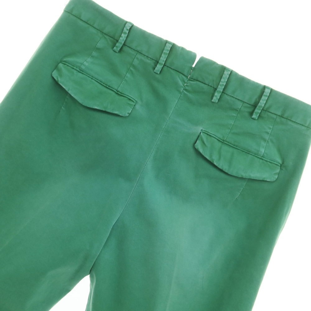 [New] PT TORINO Cotton Twill Casual Slacks Pants Green [Size 48] [GRN] [S/S] [Condition Rank N] [Men&