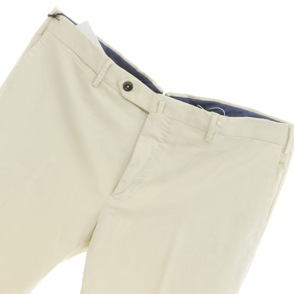 [New Outlet] PT TORINO Cotton Cellulose Casual Slacks Pants Ivory Beige [Size 52] [BEI] [S/S] [Condition Rank N-] [Men&