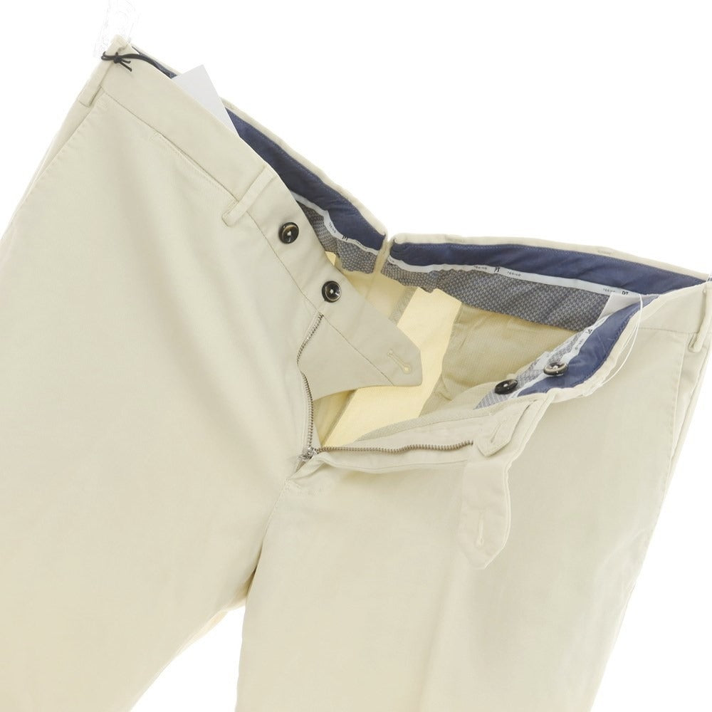 [New Outlet] PT TORINO Cotton Cellulose Casual Slacks Pants Ivory Beige [Size 52] [BEI] [S/S] [Condition Rank N-] [Men&