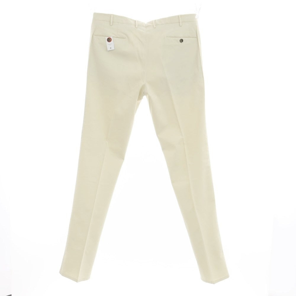 [New Outlet] PT TORINO Cotton Cellulose Casual Slacks Pants Ivory Beige [Size 52] [BEI] [S/S] [Condition Rank N-] [Men&