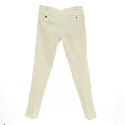 [New Outlet] PT TORINO Cotton Cellulose Casual Slacks Pants Ivory Beige [Size 52] [BEI] [S/S] [Condition Rank N-] [Men&