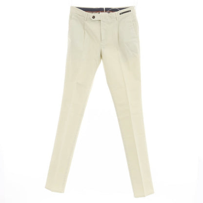 [New Outlet] PT01 Stretch Cotton Casual Slacks Pants Ivory Beige [Size 46] [BEI] [S/S] [Condition Rank N-] [Men&