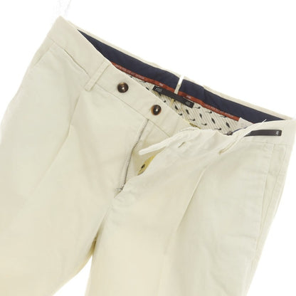 [New Outlet] PT01 Stretch Cotton Casual Slacks Pants Ivory Beige [Size 46] [BEI] [S/S] [Condition Rank N-] [Men&