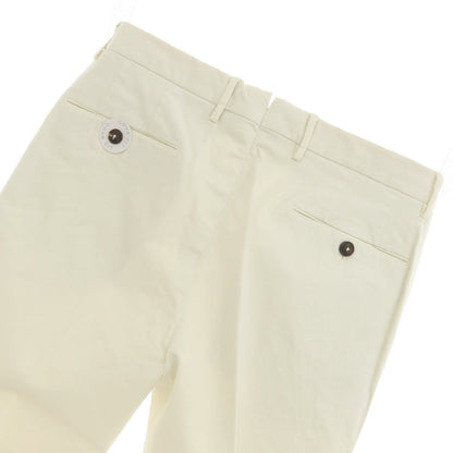 [New Outlet] PT01 Stretch Cotton Casual Slacks Pants Ivory Beige [Size 46] [BEI] [S/S] [Condition Rank N-] [Men&