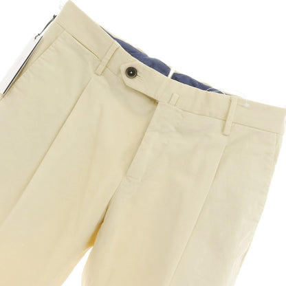 [New] PT TORINO Stretch Cotton Casual Slacks Pants Cream Color [Size 42] [BEI] [S/S] [Condition Rank N] [Men&