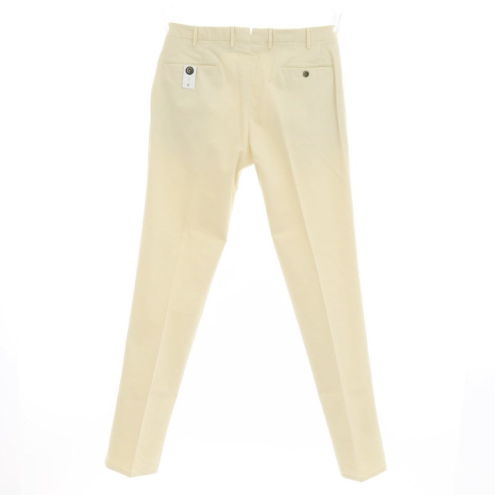 [New] PT TORINO Stretch Cotton Casual Slacks Pants Cream Color [Size 50] [BEI] [S/S] [Condition Rank N] [Men&