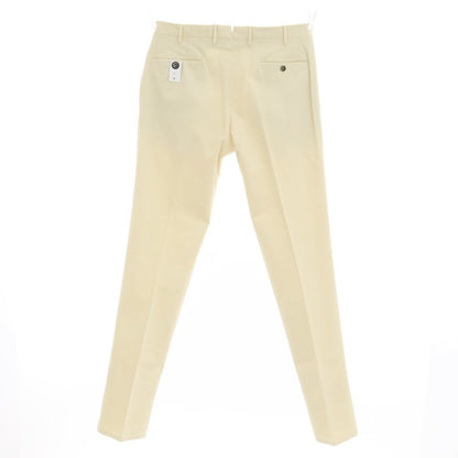 [New] PT TORINO Stretch Cotton Casual Slacks Pants Cream Color [Size 50] [BEI] [S/S] [Condition Rank N] [Men&