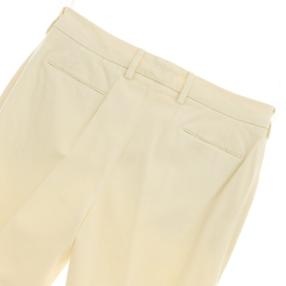 [New] PT TORINO Rayon Cotton Casual Slacks Pants Cream Color [Size 42] [BEI] [S/S] [Condition Rank N] [Men&