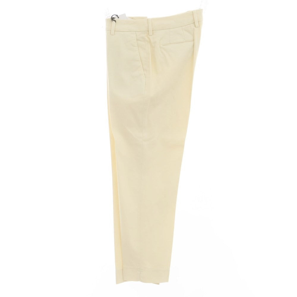 [New] PT TORINO Rayon Cotton Casual Slacks Pants Cream Color [Size 42] [BEI] [S/S] [Condition Rank N] [Men&