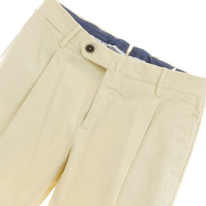 [New] PT TORINO Stretch Cotton Casual Slacks Pants Cream Color [Size 42] [BEI] [S/S] [Condition Rank N] [Men&