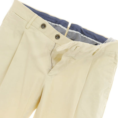 [New] PT TORINO Stretch Cotton Casual Slacks Pants Cream Color [Size 42] [BEI] [S/S] [Condition Rank N] [Men&