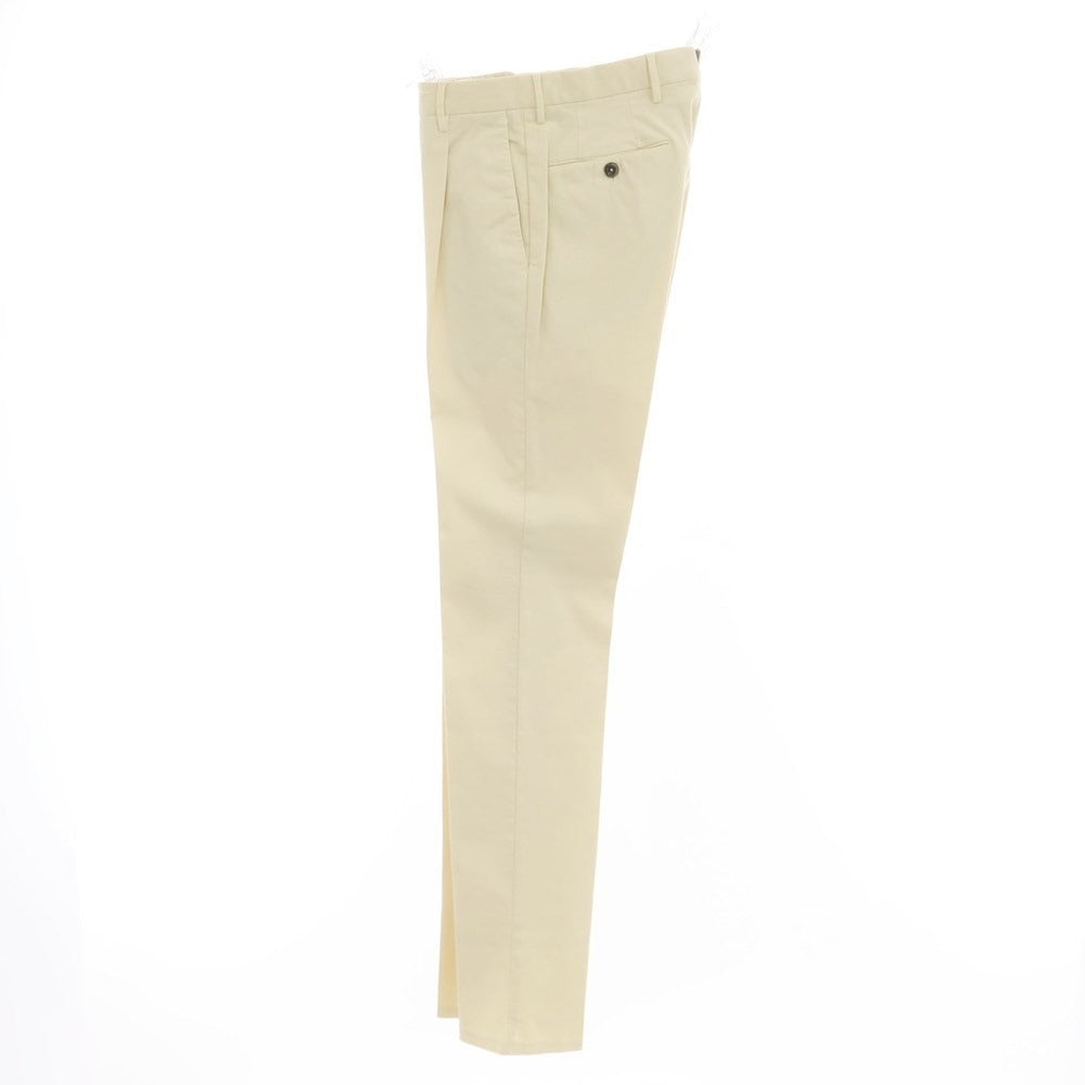 [New] PT TORINO Stretch Cotton Casual Slacks Pants Cream Color [Size 42] [BEI] [S/S] [Condition Rank N] [Men&