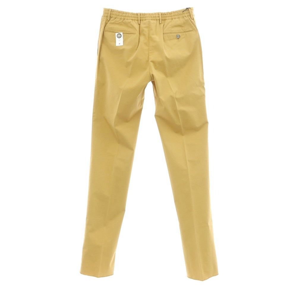 [New Outlet] PT TORINO Stretch Cotton Easy Casual Slacks Pants Yellow Ocher [46] [Condition Rank N-] [Men&