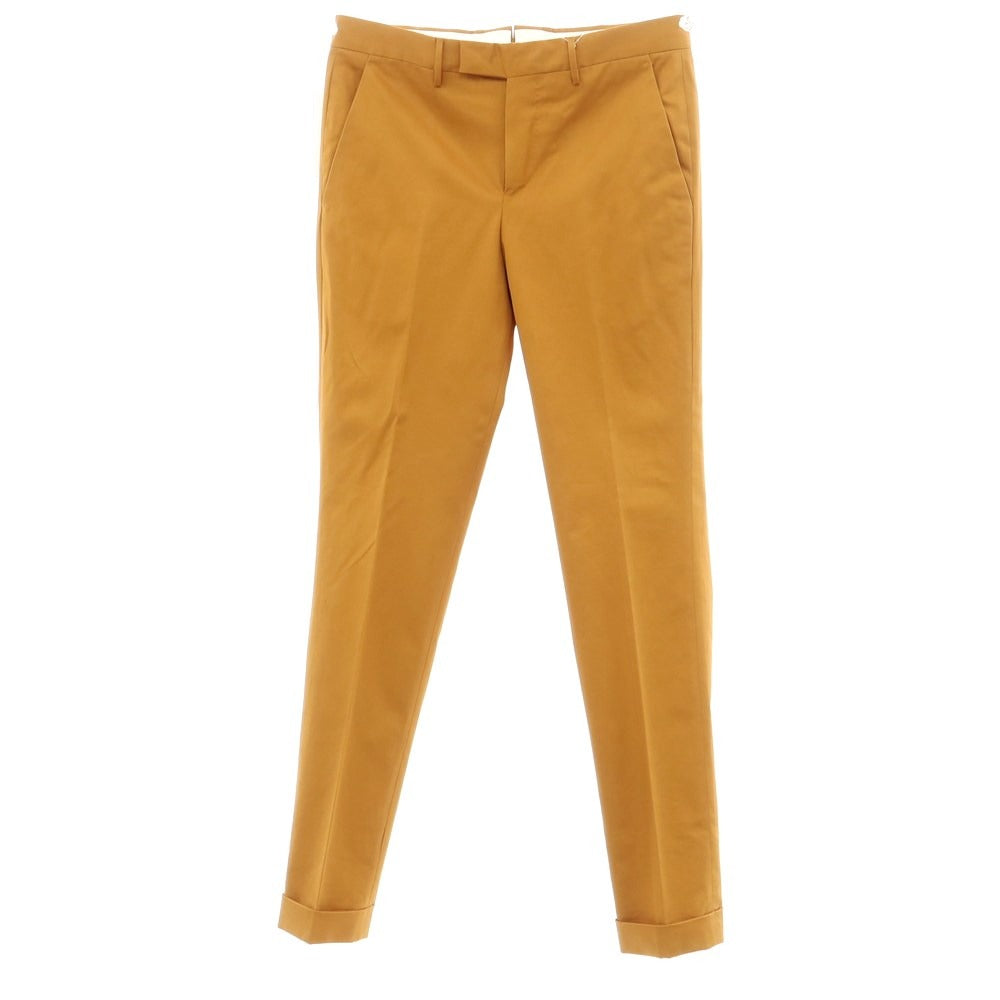 [New] PT TORINO stretch cotton easy casual slacks pants orange brown [size 46] [ORG] [S/S] [condition rank N] [men&