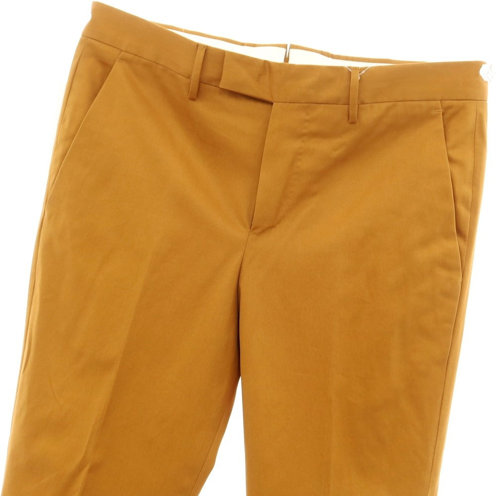 [New] PT TORINO stretch cotton easy casual slacks pants orange brown [size 46] [ORG] [S/S] [condition rank N] [men&