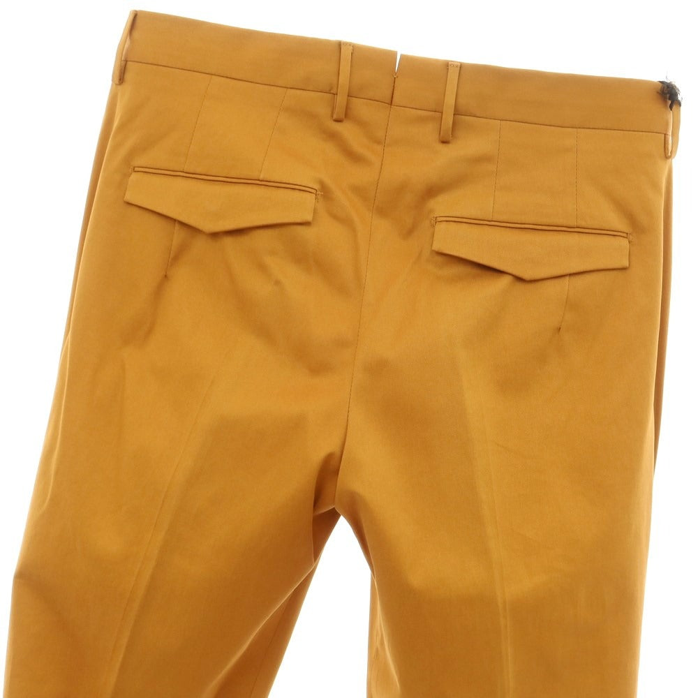 [New] PT TORINO stretch cotton easy casual slacks pants orange brown [size 46] [ORG] [S/S] [condition rank N] [men&