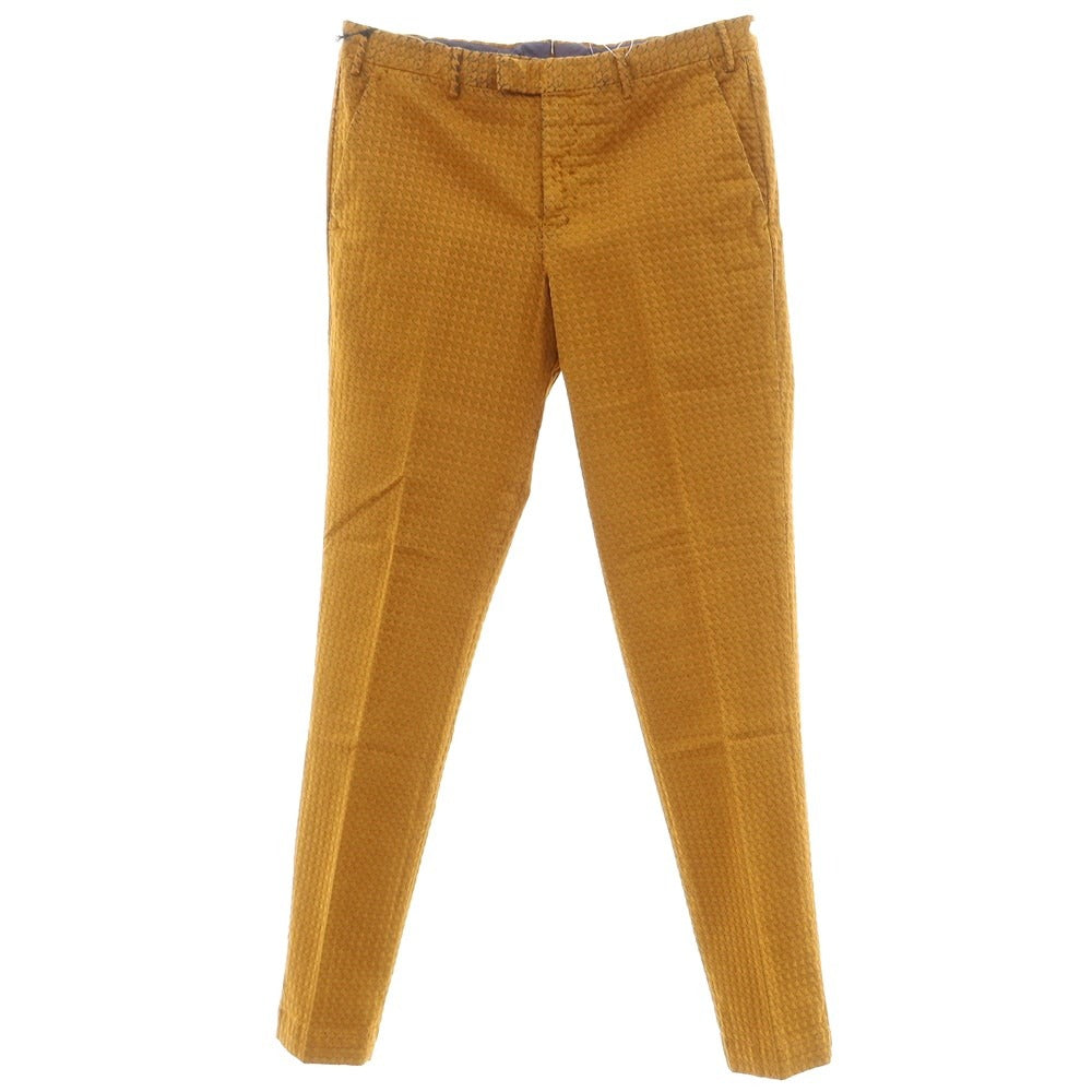 [New Outlet] PT TORINO Cotton Linen Casual Slacks Pants Orange x Yellow Ocher [Size 48] [ORG] [S/S] [Condition Rank N-] [Men&