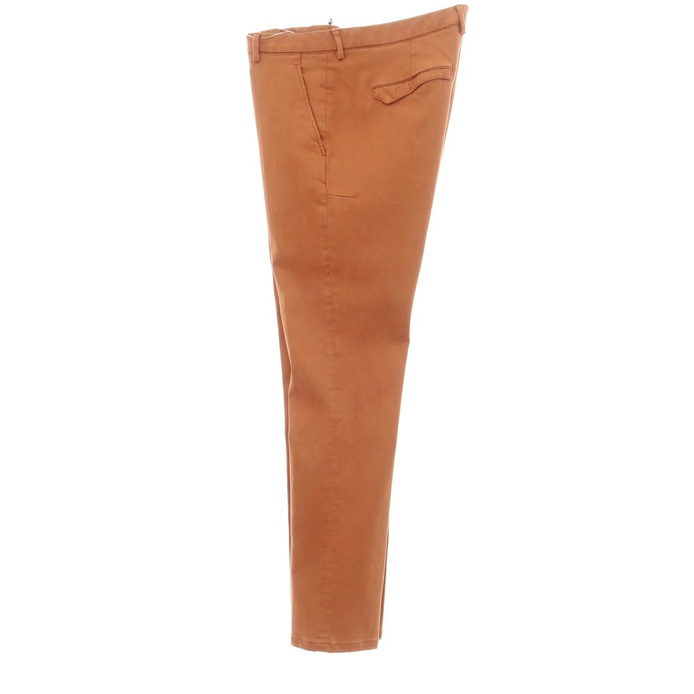 [New] PT TORINO Lyocell Cotton Casual Slacks Pants, Terracotta Brown [Size 32] [BRW] [S/S] [Condition Rank N] [Men&