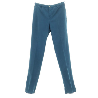 [New] PT TORINO Cotton Rayon Casual Slacks Pants Blue Green [Size 48] [GRN] [S/S] [Condition Rank N] [Men&