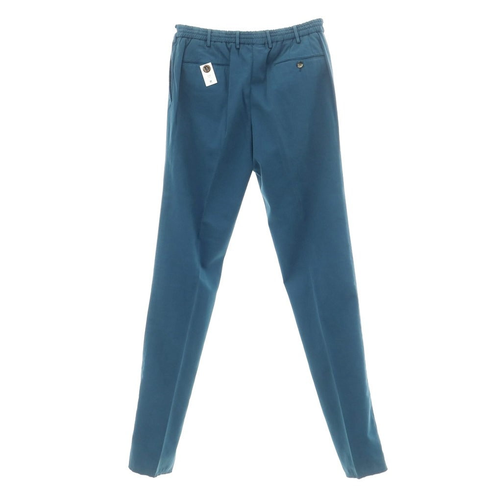 [New] PT TORINO Cotton Rayon Casual Slacks Pants Blue Green [Size 48] [GRN] [S/S] [Condition Rank N] [Men&