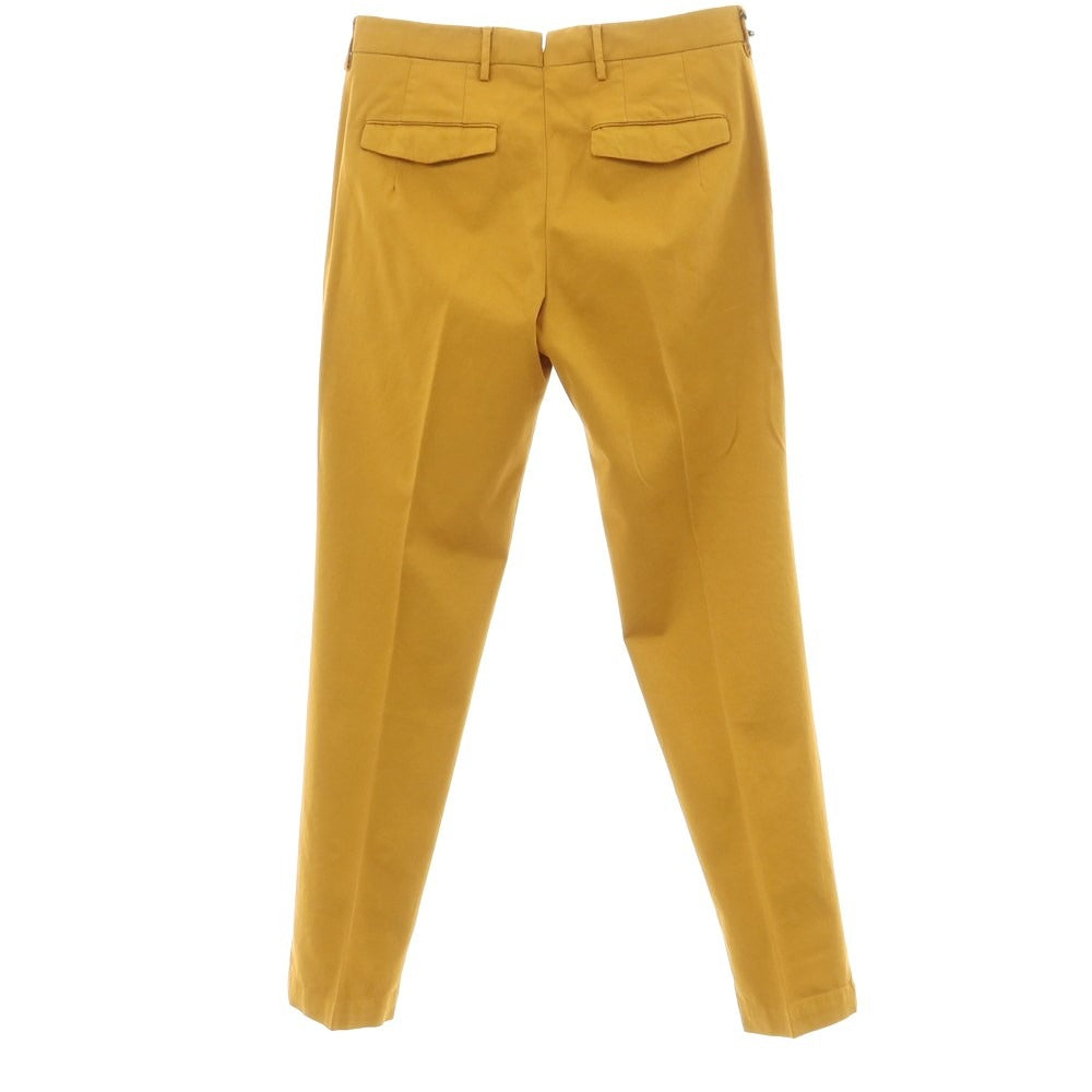 [New] PT TORINO Stretch Cotton Casual Slacks Pants Mustard [Size 46] [YEL] [S/S] [Condition Rank N] [Men&