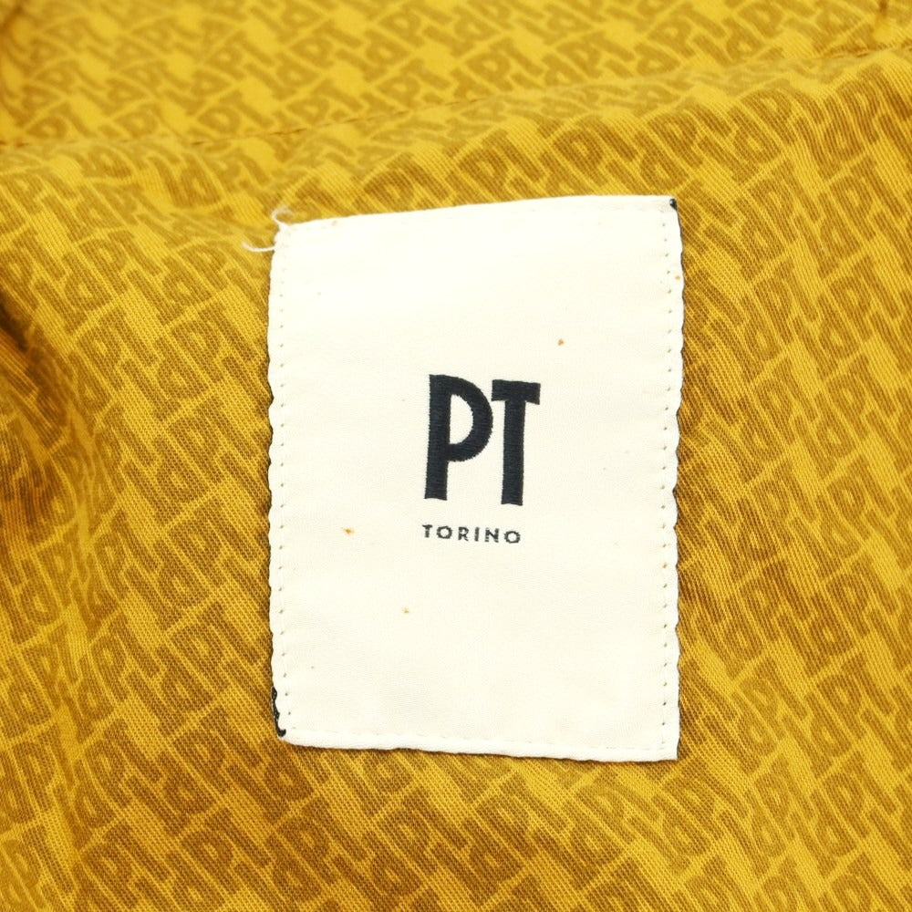 [New] PT TORINO Stretch Cotton Casual Slacks Pants Mustard [Size 46] [YEL] [S/S] [Condition Rank N] [Men&