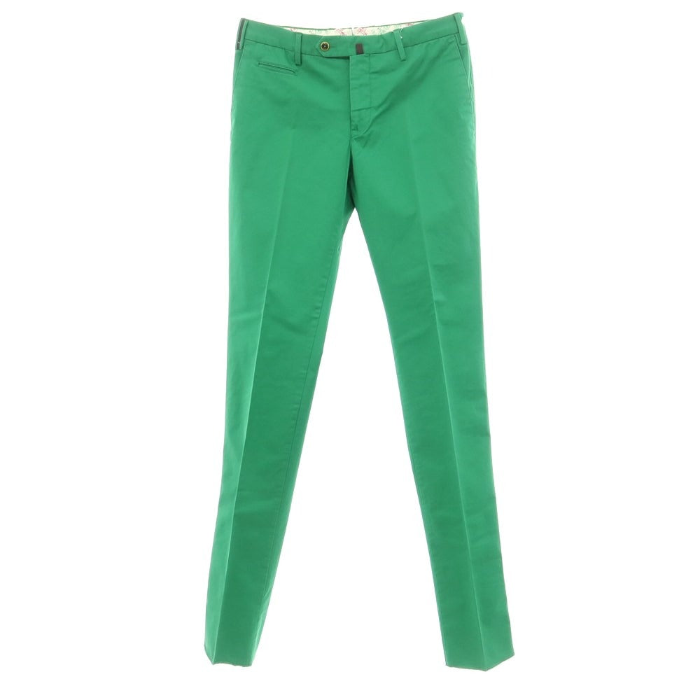 [New Outlet] PT01 VELO Stretch Cotton Casual Slacks Pants Green [Size 48] [GRN] [S/S] [Condition Rank N-] [Men&