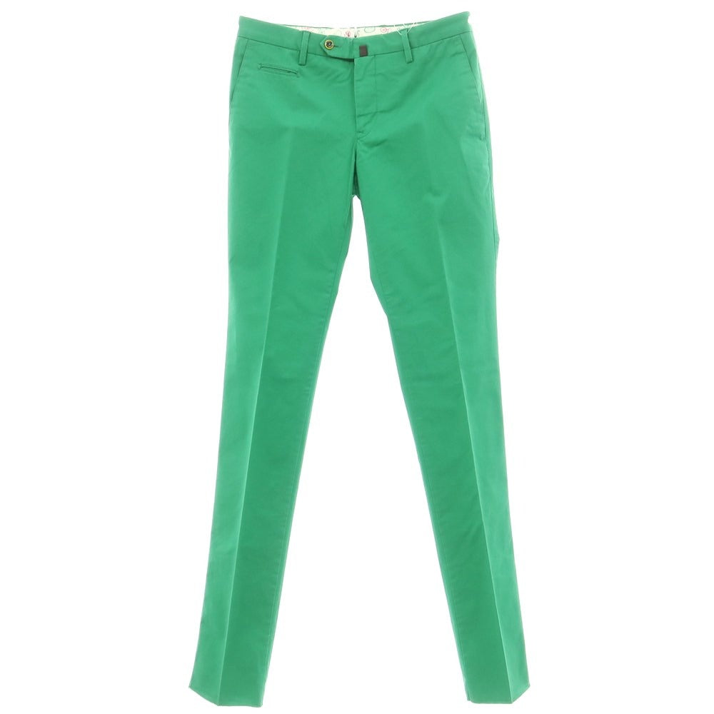 [New Outlet] PT01 VELO Stretch Cotton Casual Slacks Pants Green [Size 46] [GRN] [S/S] [Condition Rank N-] [Men&