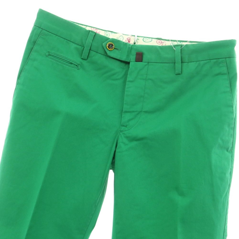 [New Outlet] PT01 VELO Stretch Cotton Casual Slacks Pants Green [Size 46] [GRN] [S/S] [Condition Rank N-] [Men&