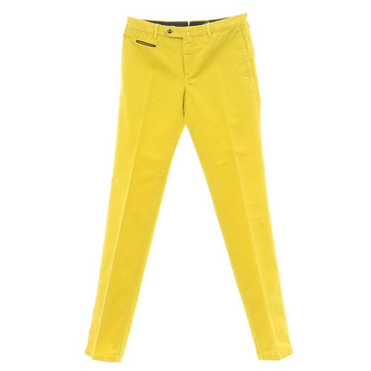 [New Outlet] PT01 Bahia Stretch Cotton Casual Slacks Pants Yellow [Size 46] [YEL] [S/S] [Condition Rank N-] [Men&