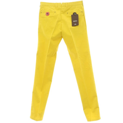 [New Outlet] PT01 Bahia Stretch Cotton Casual Slacks Pants Yellow [Size 46] [YEL] [S/S] [Condition Rank N-] [Men&