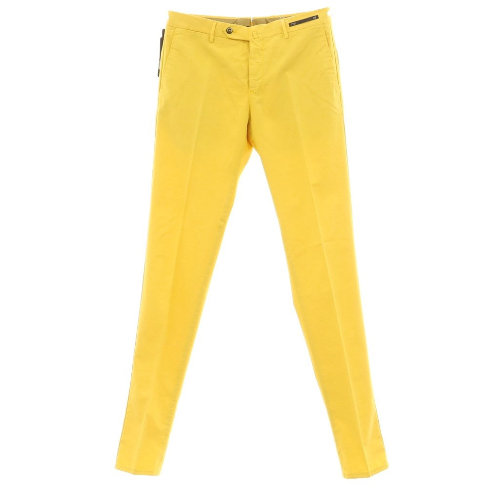 [New] PT01 Cotton Polyester Casual Slacks Pants Yellow [Size 46] [YEL] [S/S] [Condition Rank N] [Men&