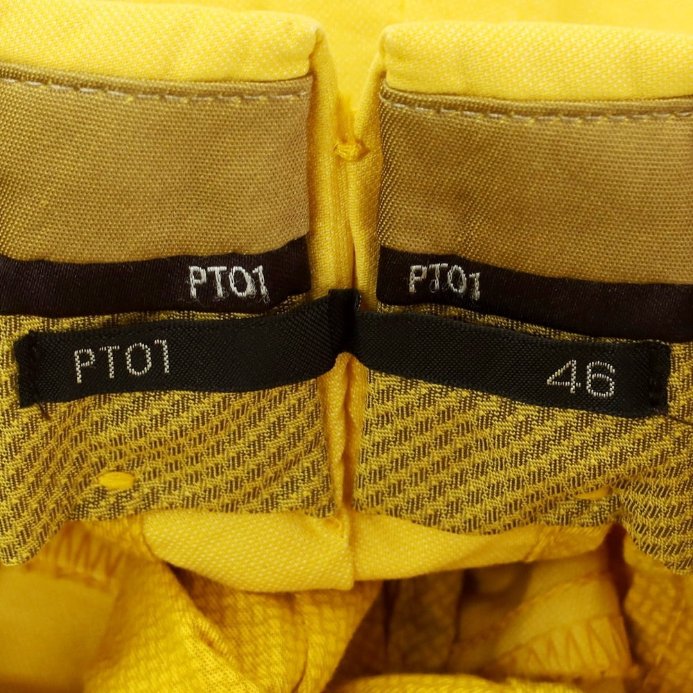 [New] PT01 Cotton Polyester Casual Slacks Pants Yellow [Size 46] [YEL] [S/S] [Condition Rank N] [Men&