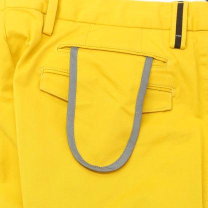 [New Outlet] PT01 VELO Stretch Cotton Casual Slacks Pants Yellow [Size 46] [YEL] [S/S] [Condition Rank N-] [Men&