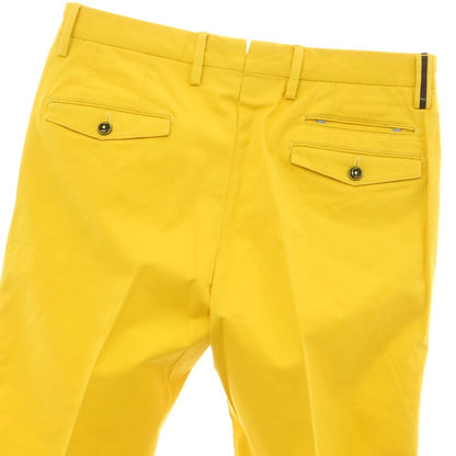 [New Outlet] PT01 VELO Stretch Cotton Casual Slacks Pants Yellow [Size 46] [YEL] [S/S] [Condition Rank N-] [Men&