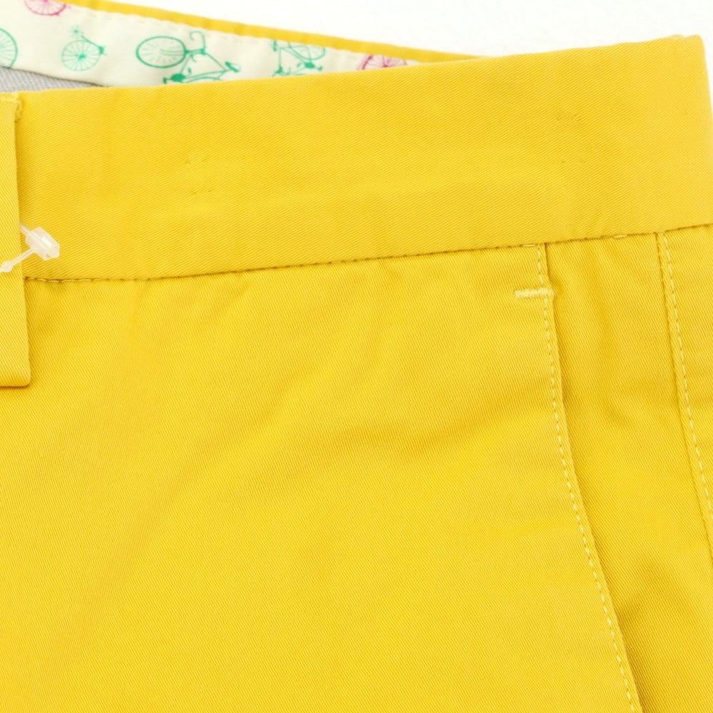 [New Outlet] PT01 VELO Stretch Cotton Casual Slacks Pants Yellow [Size 46] [YEL] [S/S] [Condition Rank N-] [Men&