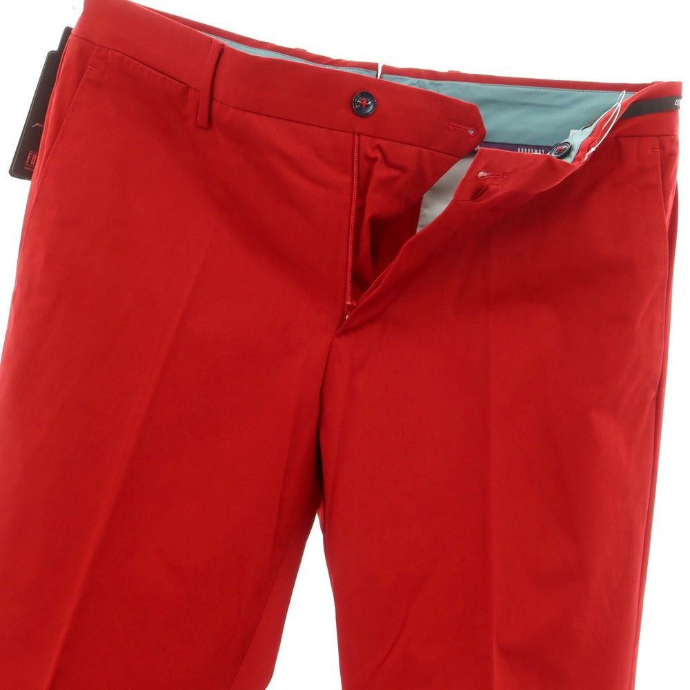 [New Outlet] PT01 Stretch Cotton Casual Slacks Pants Red [Size 46] [RED] [S/S] [Condition Rank N-] [Men&