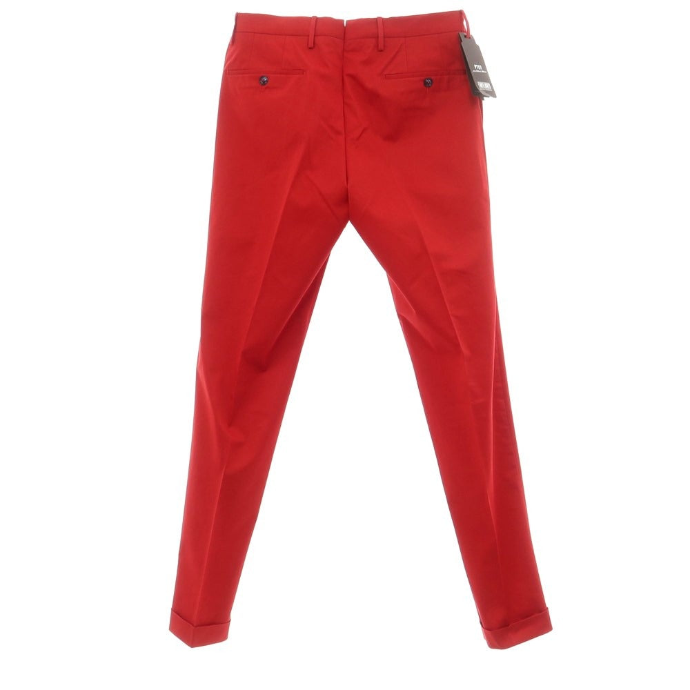 [New Outlet] PT01 Stretch Cotton Casual Slacks Pants Red [Size 46] [RED] [S/S] [Condition Rank N-] [Men&