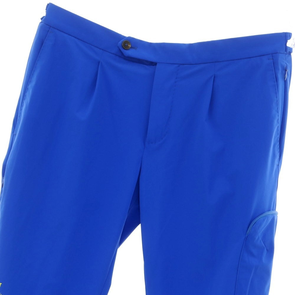 [New] PT01 KULT polyester casual slacks pants, blue [size 48] [BLU] [S/S] [Condition rank N] [Men&