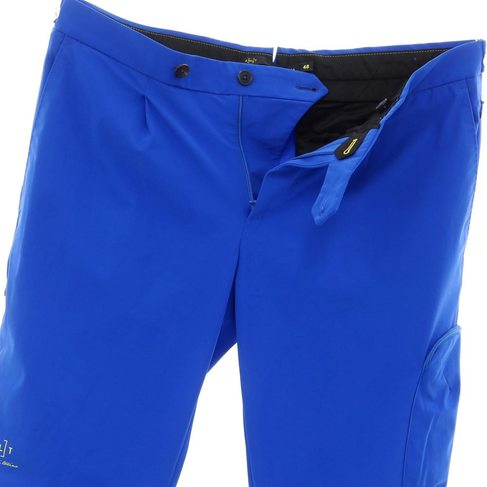 [New] PT01 KULT polyester casual slacks pants, blue [size 48] [BLU] [S/S] [Condition rank N] [Men&