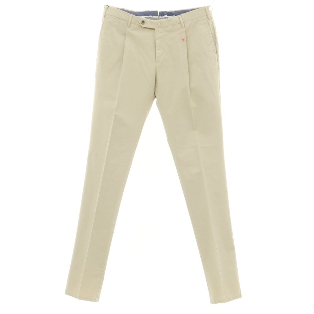 [New Outlet] PT TORINO Stretch Cotton Casual Slacks Pants Beige [50] [Condition Rank N-] [Men&