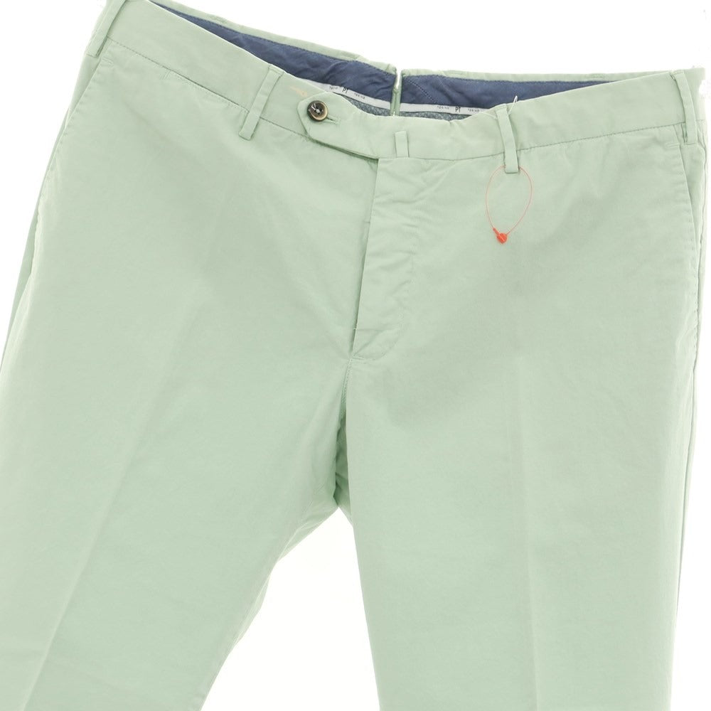 [New Outlet] PT TORINO Stretch Cotton Casual Slacks Pants Mint Green [52] [Condition Rank N-] [Men&