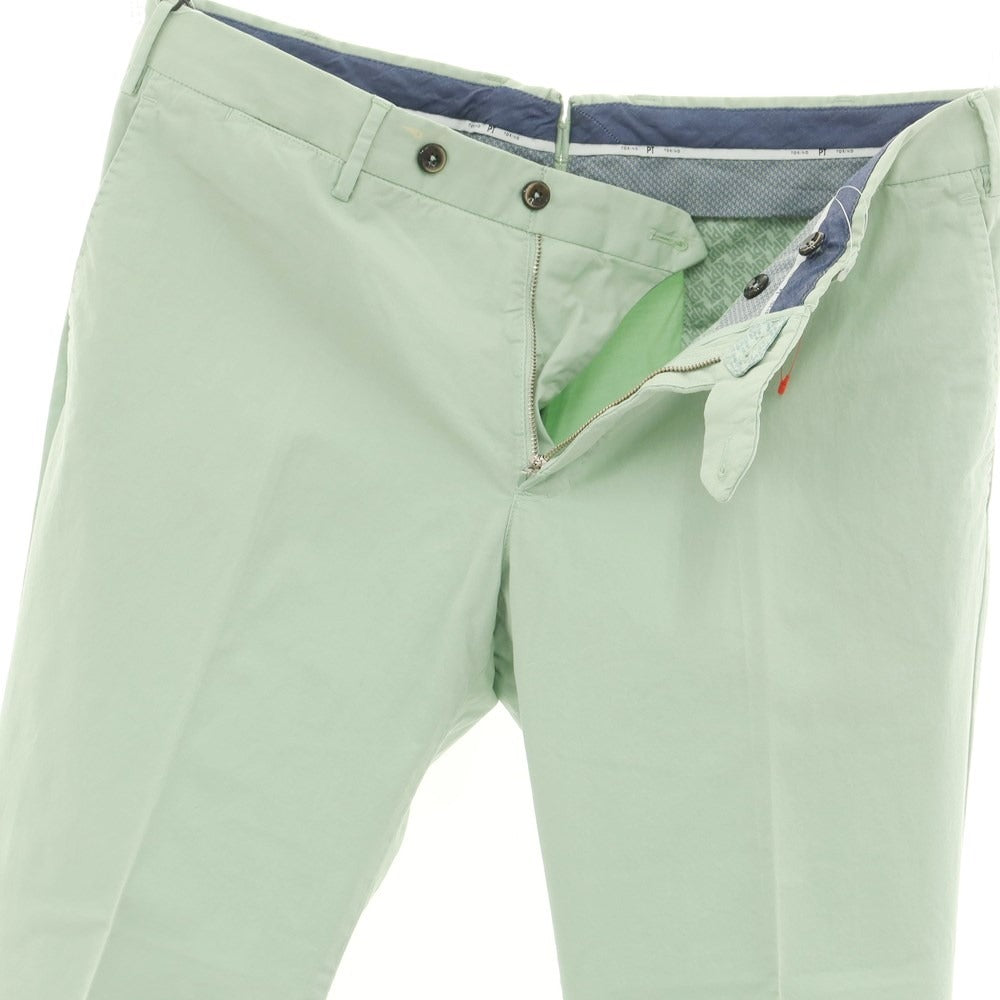 [New Outlet] PT TORINO Stretch Cotton Casual Slacks Pants Mint Green [52] [Condition Rank N-] [Men&