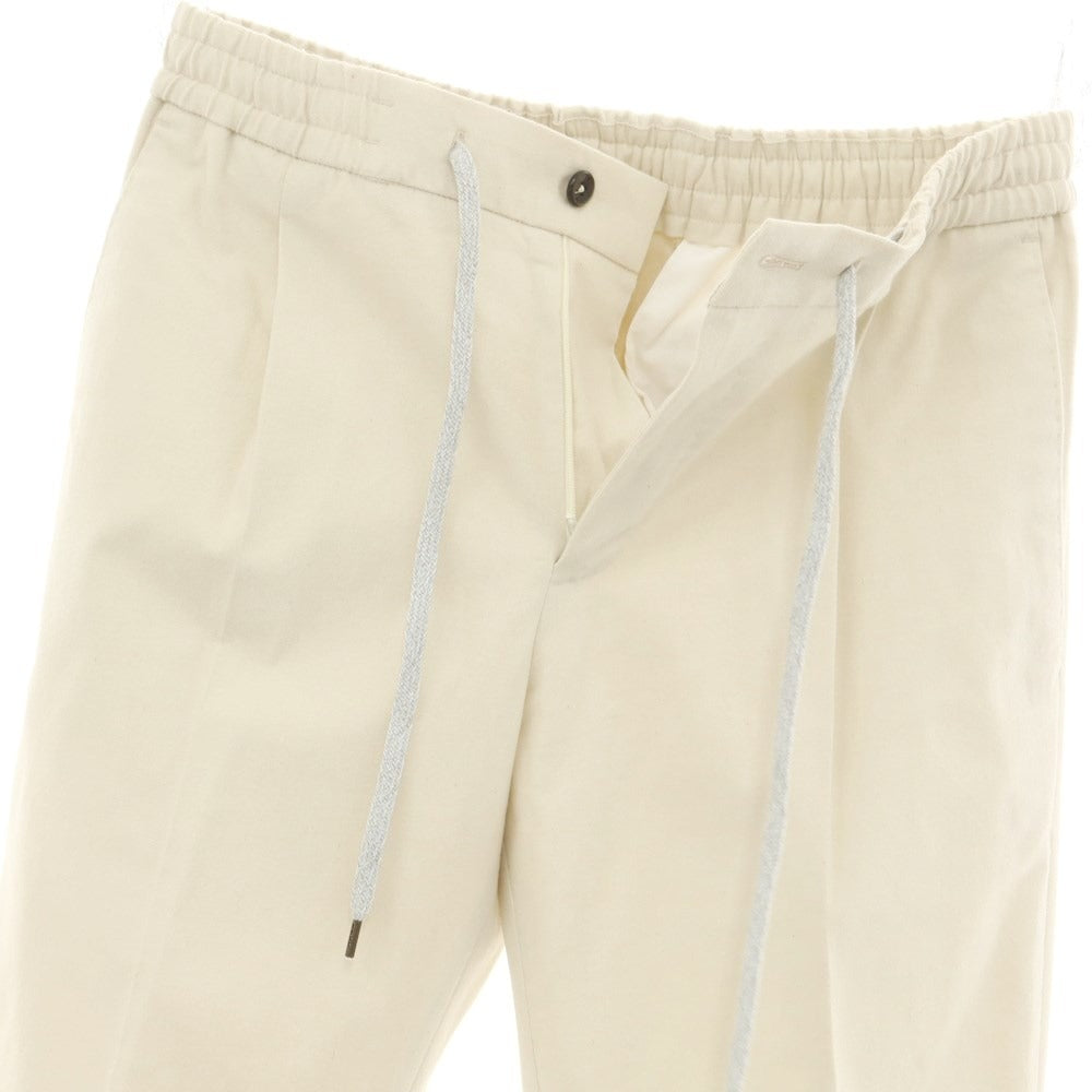 [New Outlet] PT TORINO Stretch Cotton Twill Easy Slacks Pants Light Beige [46] [Condition Rank N-] [Men&