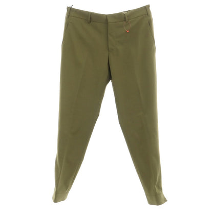 [New Outlet] PT TORINO ZETA Stretch Wool Casual Slacks Pants Olive [50] [Condition Rank N-] [Men&