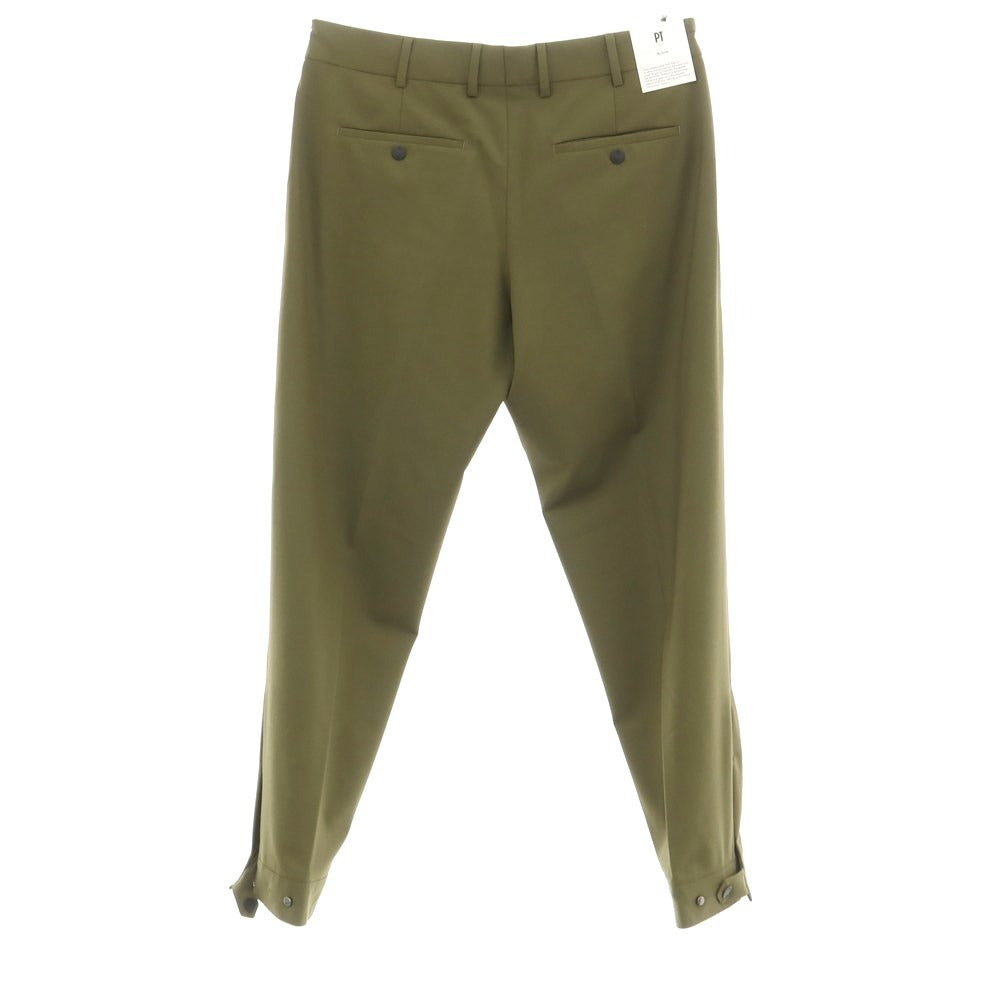 [New Outlet] PT TORINO ZETA Stretch Wool Casual Slacks Pants Olive [50] [Condition Rank N-] [Men&